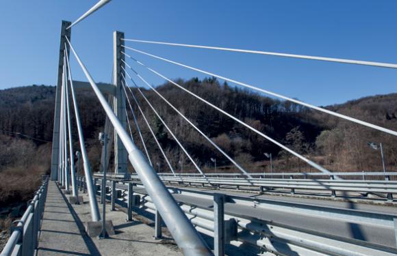 16. Cable Stayed bridge over the Sangone river, Giaveno (Italy) 16. Cable Stayed bridge over the Sangone river, Giaveno (Italy)
